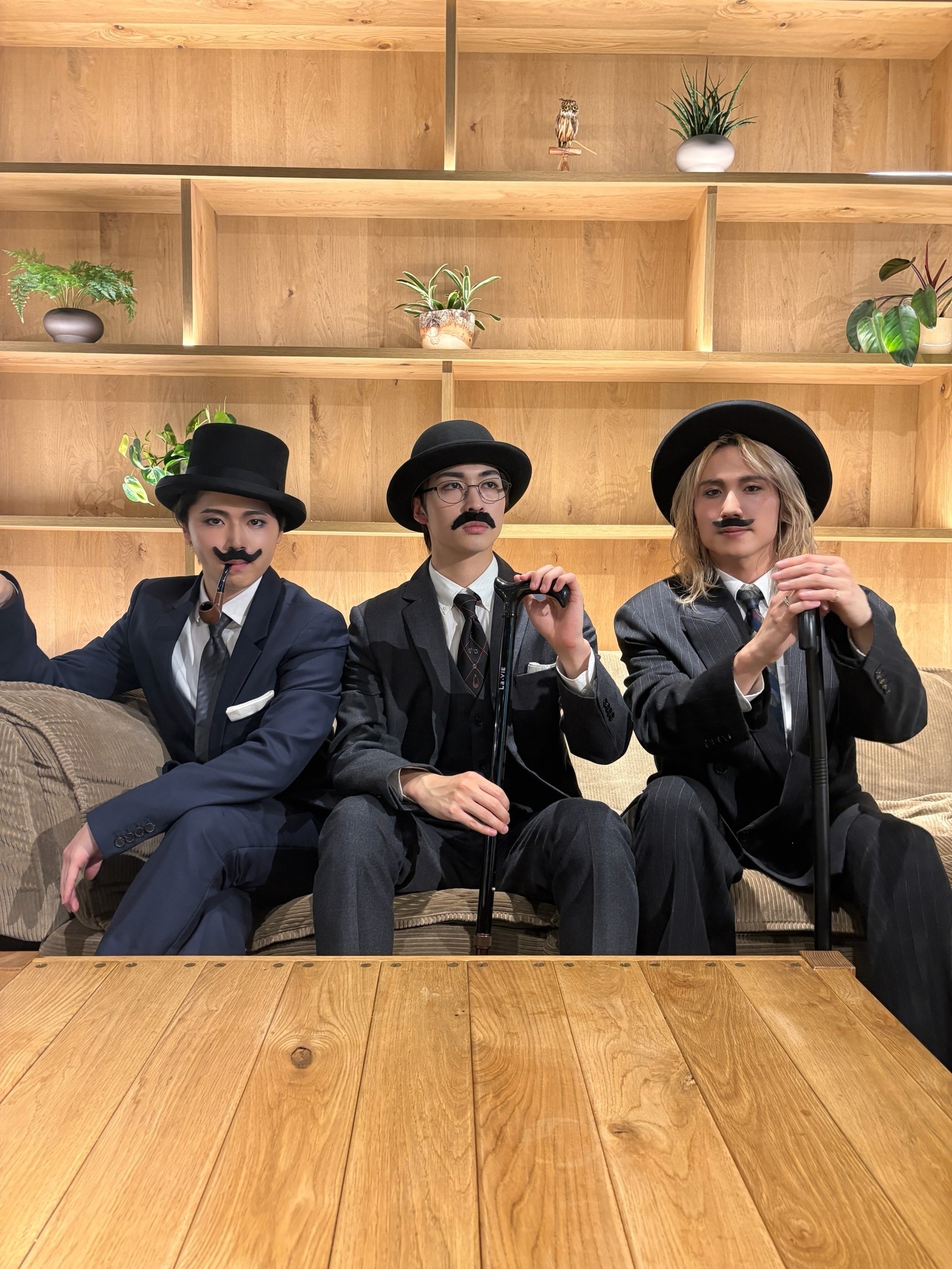 3人の紳士たち
